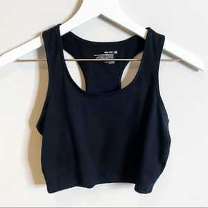Red Fox Black Racerback Tank Crop Top